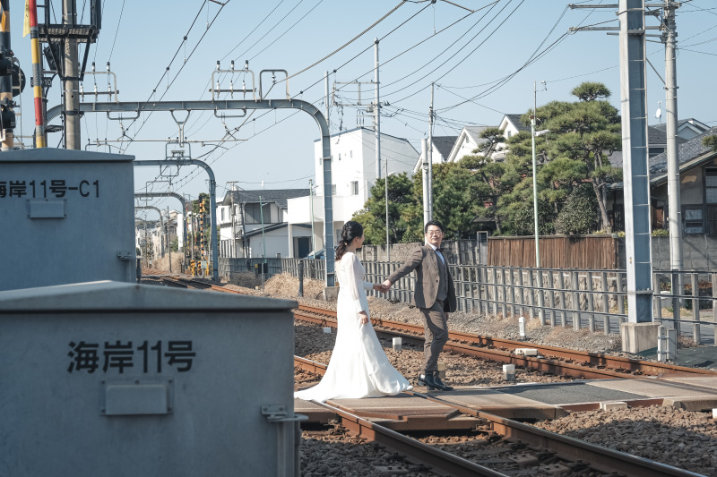 エスコートする頼もしいお姿のご新郎様♪