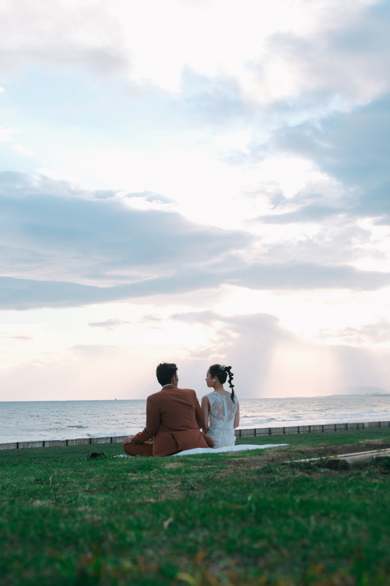 だんだん空の色が変わり