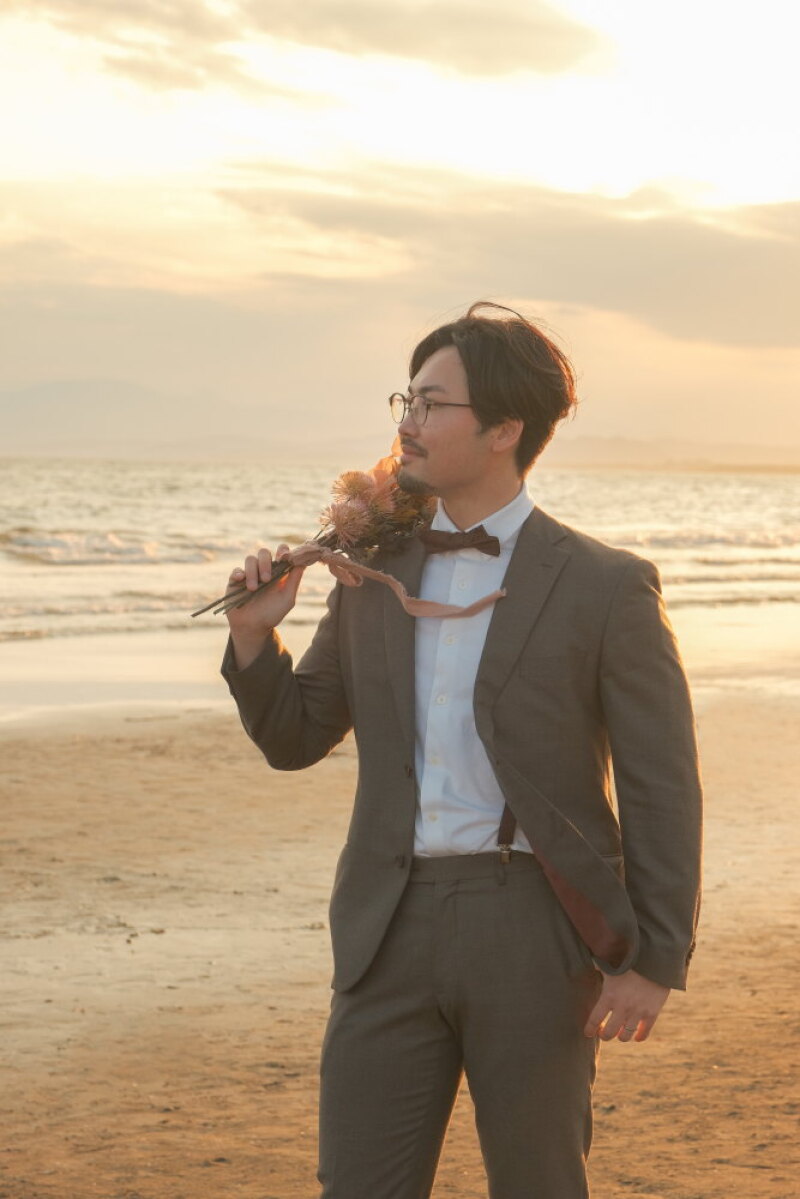 ご新郎様の横顔