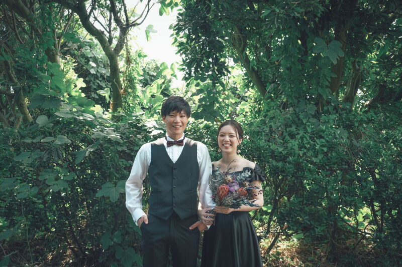 森でも撮影ができます！洋装ロケーションプラン！