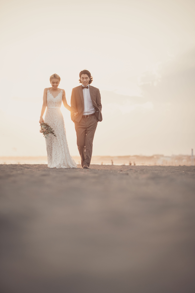 海での撮影もノスタルジックに