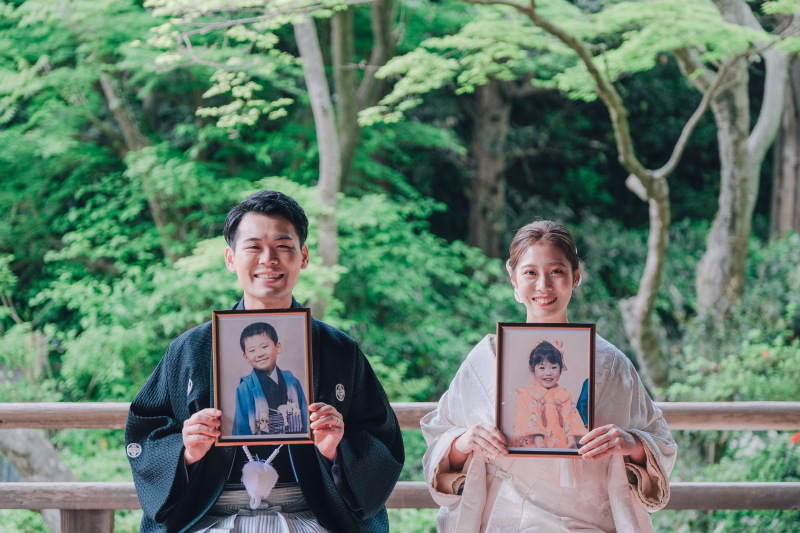 幼き写真と共に