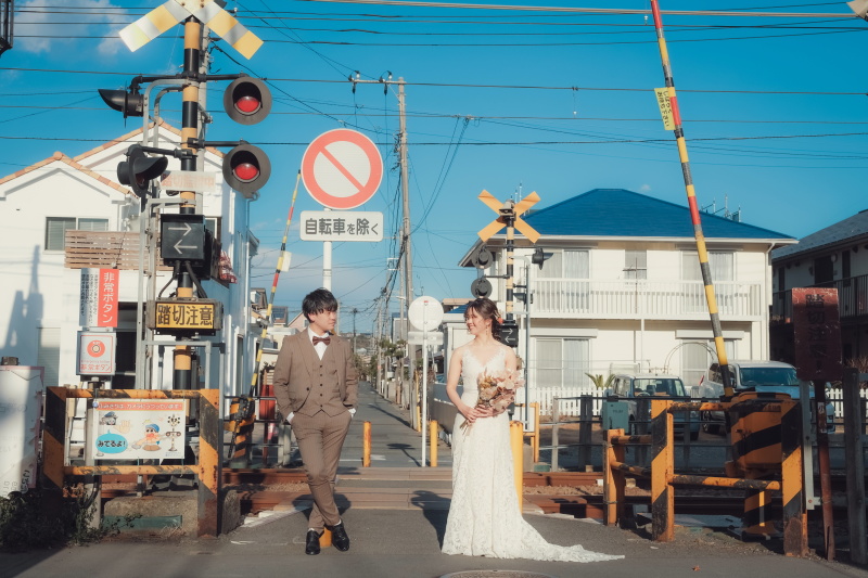 江ノ島の町並みで