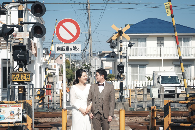 江ノ島街中ウエディングの始まり