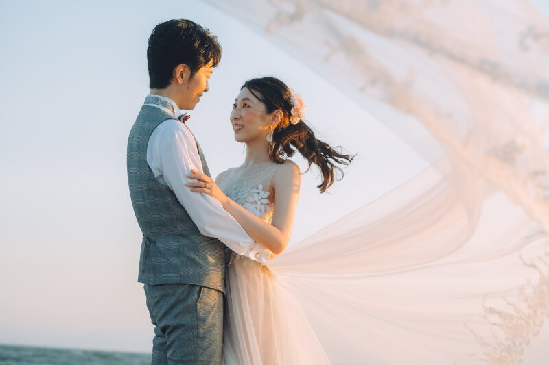 ベールを使って♪