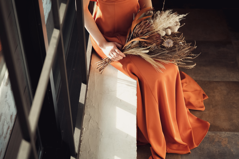 ブーケとともに