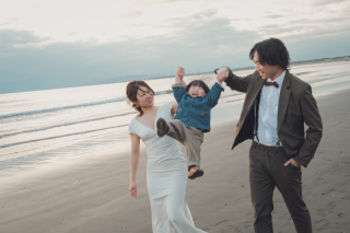 三人でおめかしを