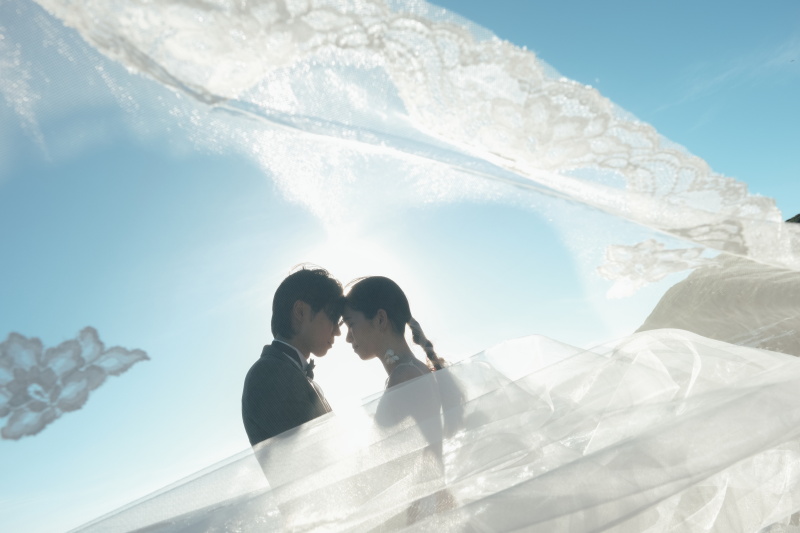 ベールを使ったお写真も魅力的！！