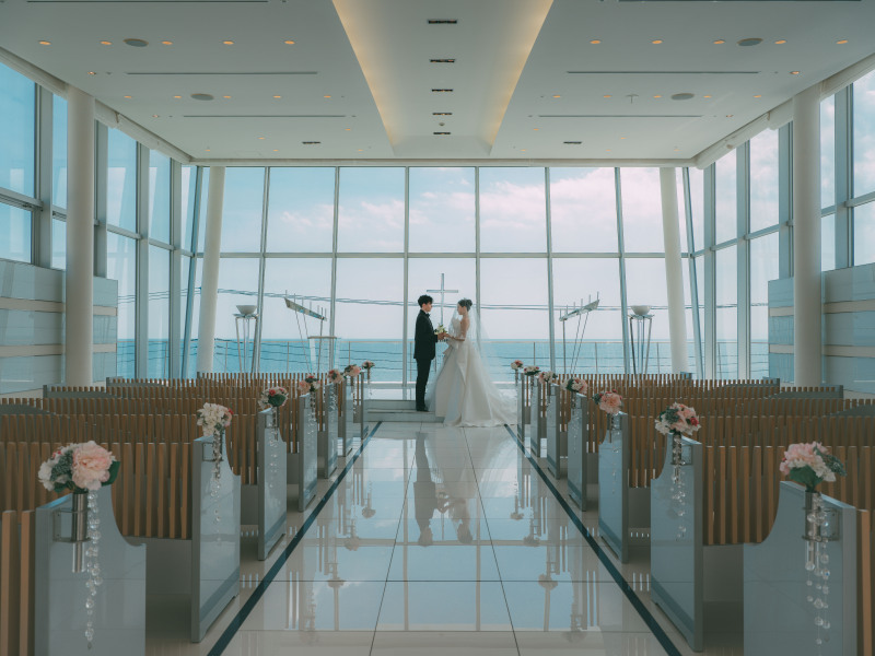 湘南の海を背景に、チャペルフォトプラン新登場!