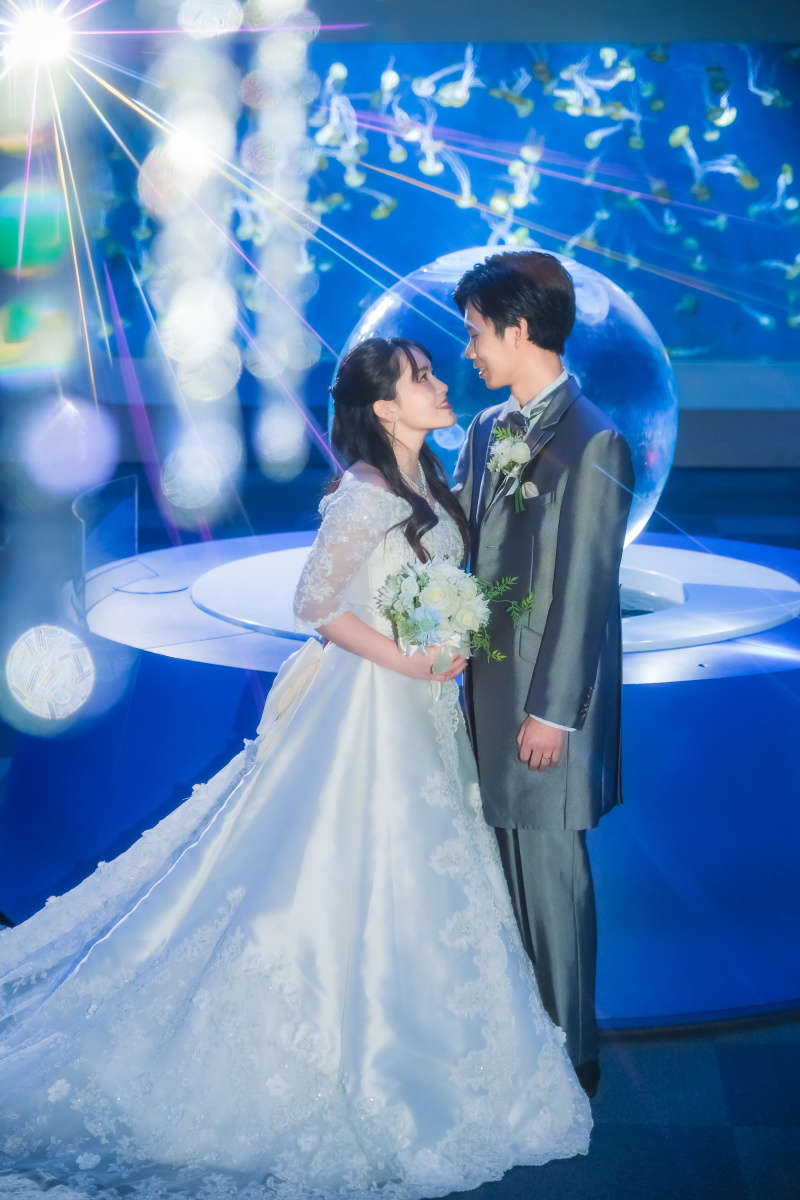 幻想的なクラゲホールで