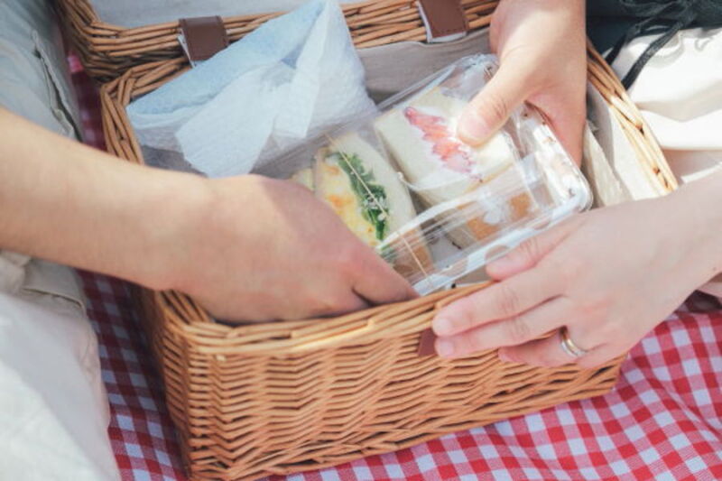 新婦様手作りのサンドウィッチ