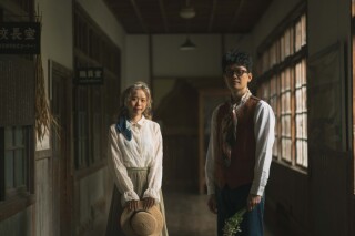 丸太の森でカントリーフォト