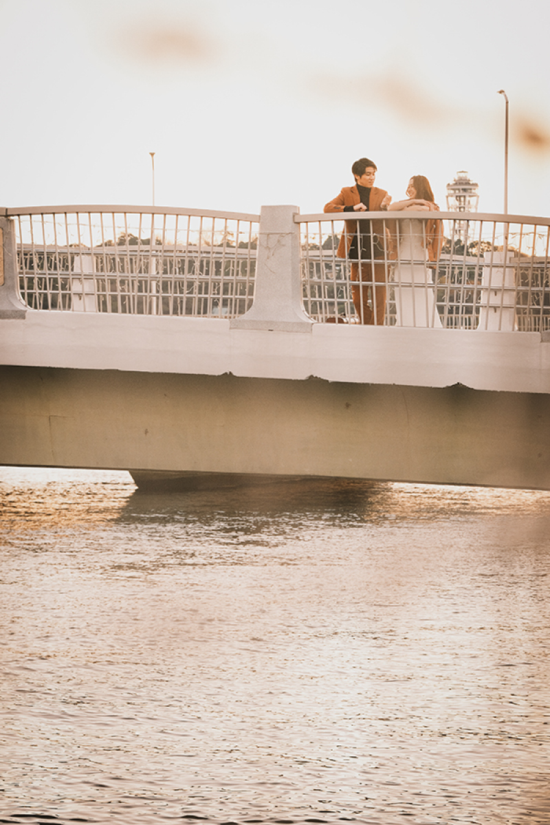 二人の旅が始まる　海の街　江ノ島フォトウェディング
