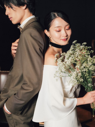 洋装新婦ヘアメイク（髪飾り・アクセサリー付き）