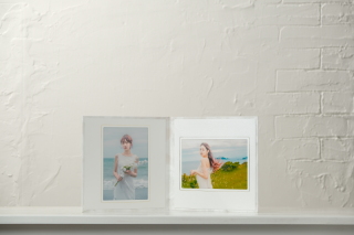 キャビネ2面台紙