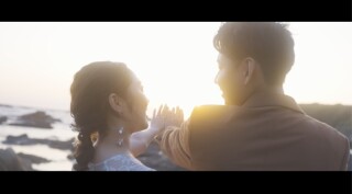 城ヶ島の夕陽と一緒に