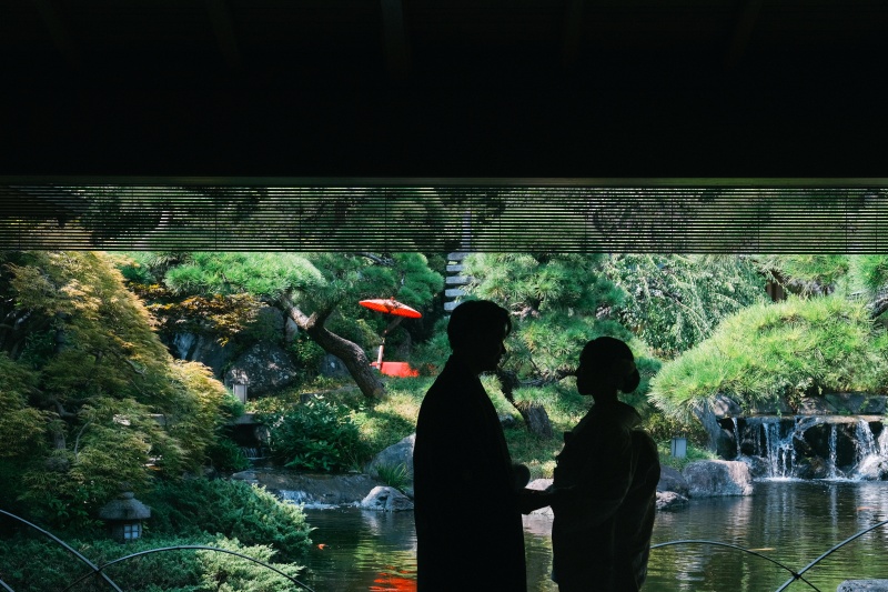 《日本庭園+海フォト￥5万円OFFキャンペーン》夏限定/和装庭園と湘南海フォト