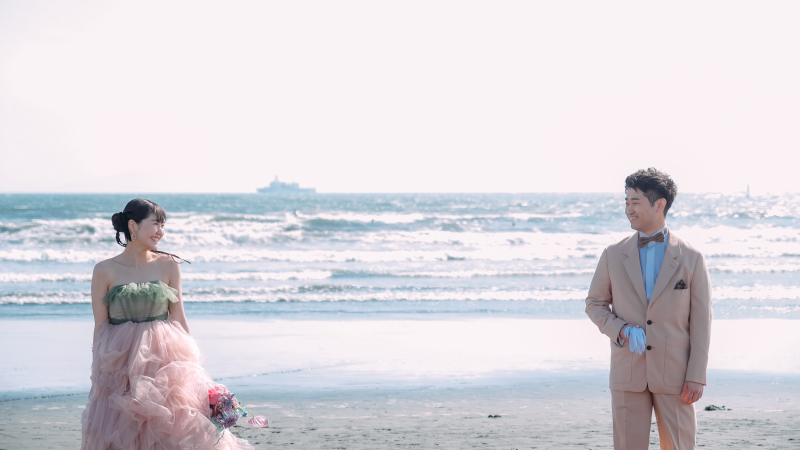 《オープニングムービー付き》海フォト+ムービープラン！　ムービー撮影、編集込み