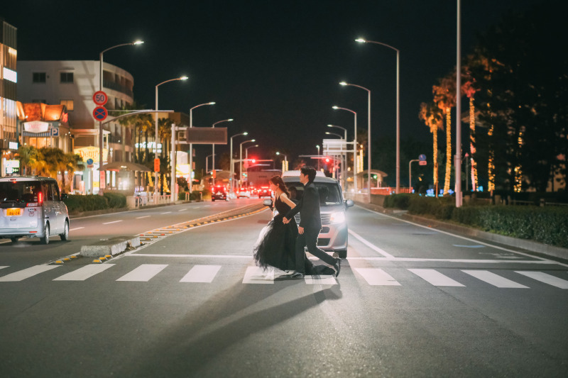 《湘南 夕日&夜景フォト》2時間撮影 新婦様ヘアメイク込み 200カット全データ色味補正付