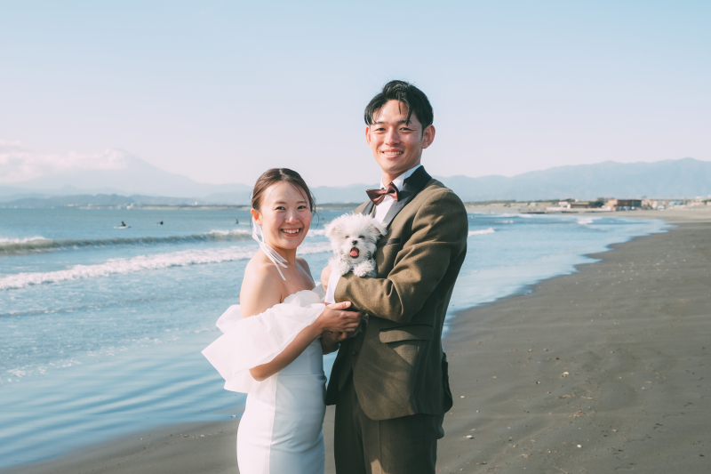 《洋装 湘南海ロケーション》大切なご家族と、ペットと。2時間撮影 200カット全データ色味補正付