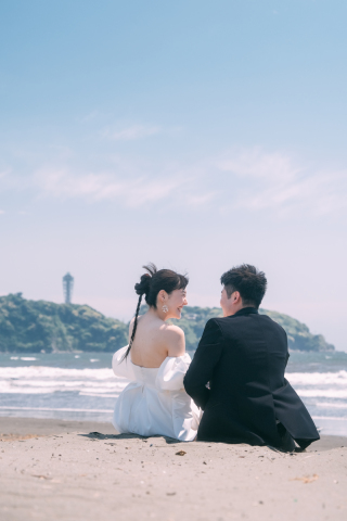 【7～9月撮影限定】早朝or夕方お好きな方を選べる！海ロケ＆スタジオ撮影｜衣装2着付き♪｜《海ロケーション＋スタジオ》◆洋装