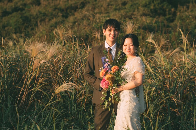 オーダーブーケ専門店「_ish.-イッシュ-」コラボプラン!《洋装 城ヶ島》