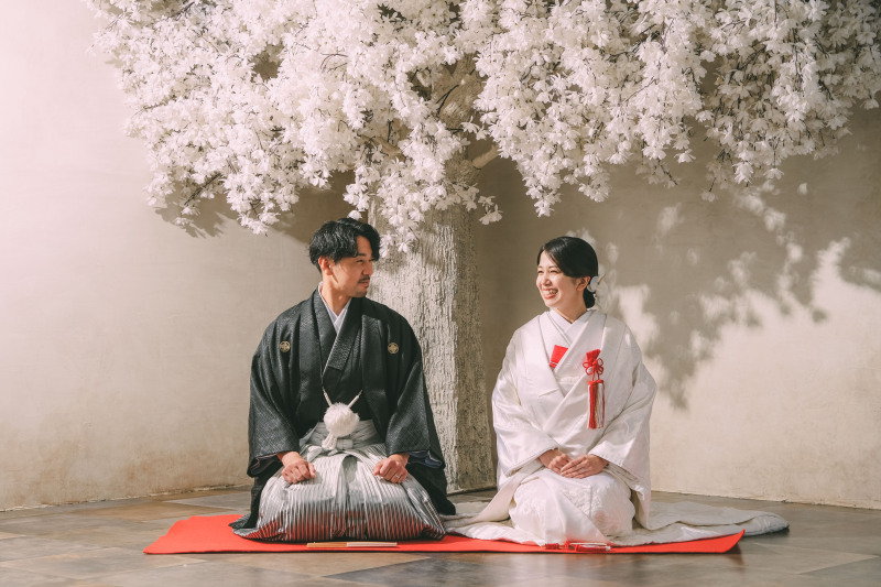 スタジオで沢山楽しみたい方に!和装&洋装スタジオフォトプラン 《Jheart江ノ島スタジオ》