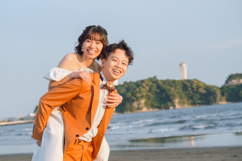 【7~9月撮影限定】早朝or夕方お好きな方を選べる!海ロケ&スタジオ撮影|衣装2着付き|《海ロケーション+スタジオ》◆洋装