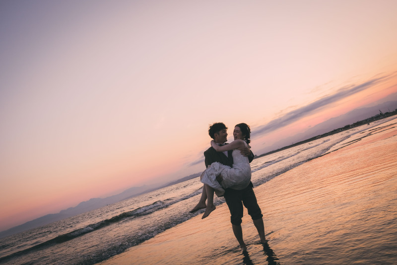 《湘南 海ロケーション&スタジオ》和装洋装ロケーション&スタジオプラン 2時間半撮影 200カット全データ色味補正付