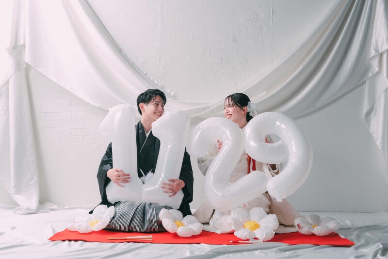 《期間限定キャンペーン》《限定5組様》新江ノ島水族館プランをご成約の方に、和装・スタジオ撮影をプレゼント!