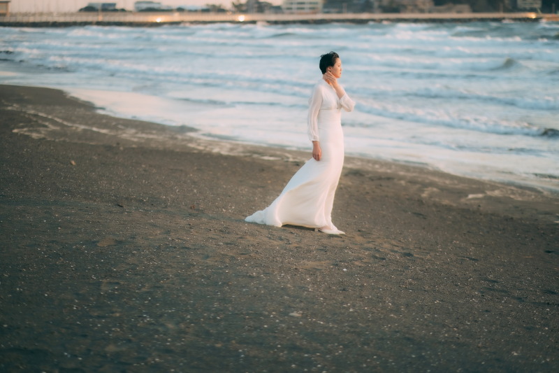 【4.5.6.7.8月撮影の方必見！】55,000円で洋装ドレス海ロケorスタジオが選べる！撮影20分5カット翌日お渡し★