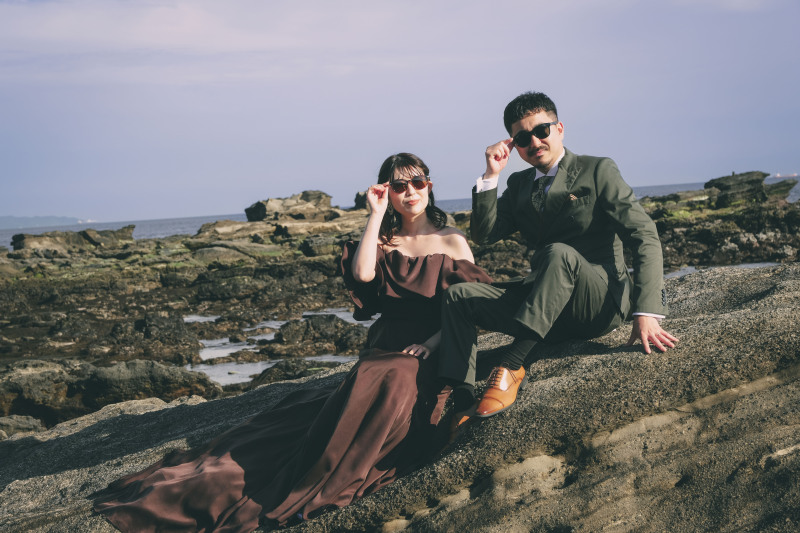 ドレス専門店「ドレス ベネデッタ」コラボプラン! 洋装ロケーション《城ヶ島》