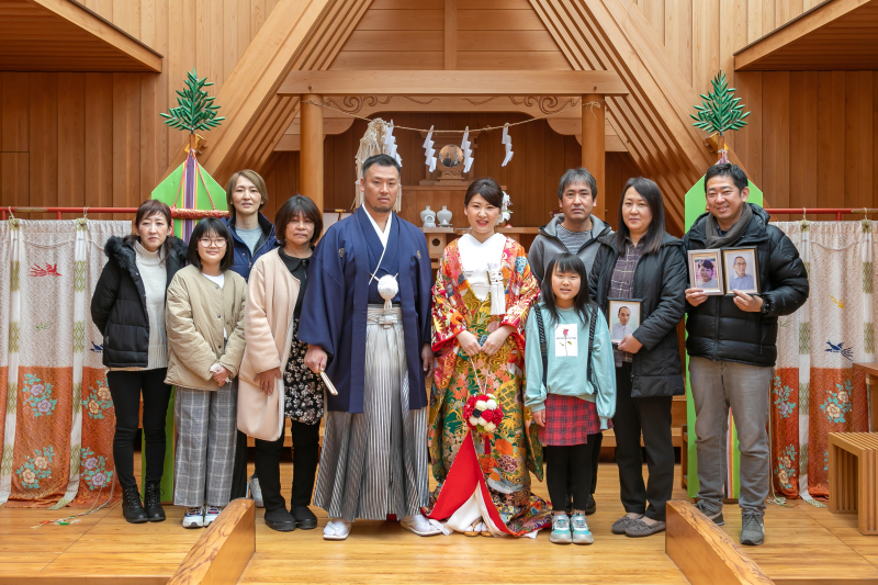 花嫁時間を堪能する幸せな時間を、ご家族と一緒に…
