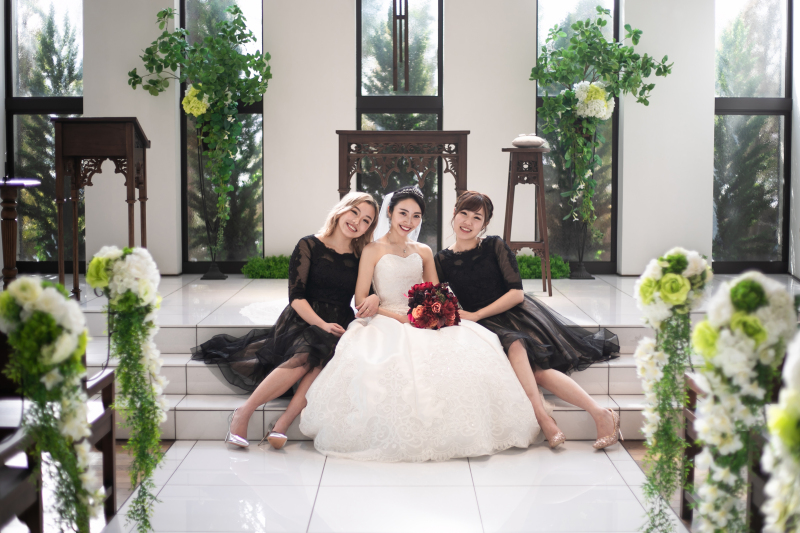 二人の門出をお祝いしたのはご家族以外にも…♪