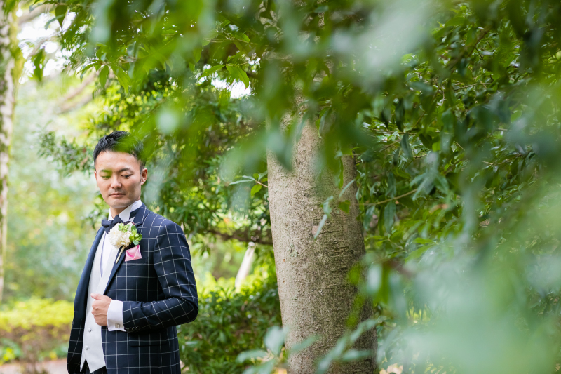 ネイビー×ウィンドウペン