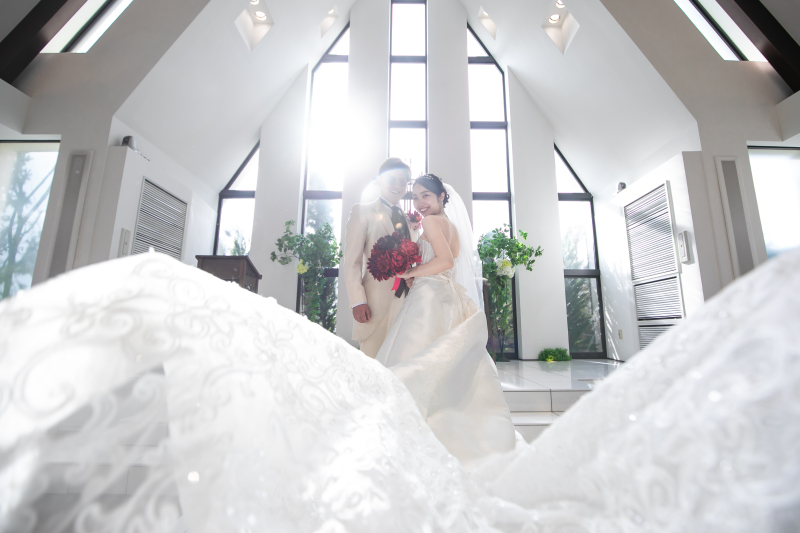 モードなスタイリングとスタイリッシュなチャペル♪