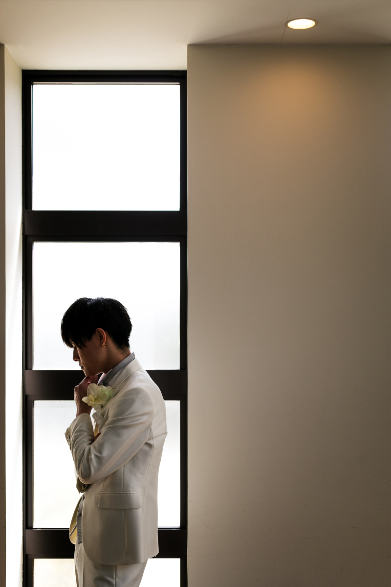 花婿様の落ち着いた雰囲気の写真にも…♪
