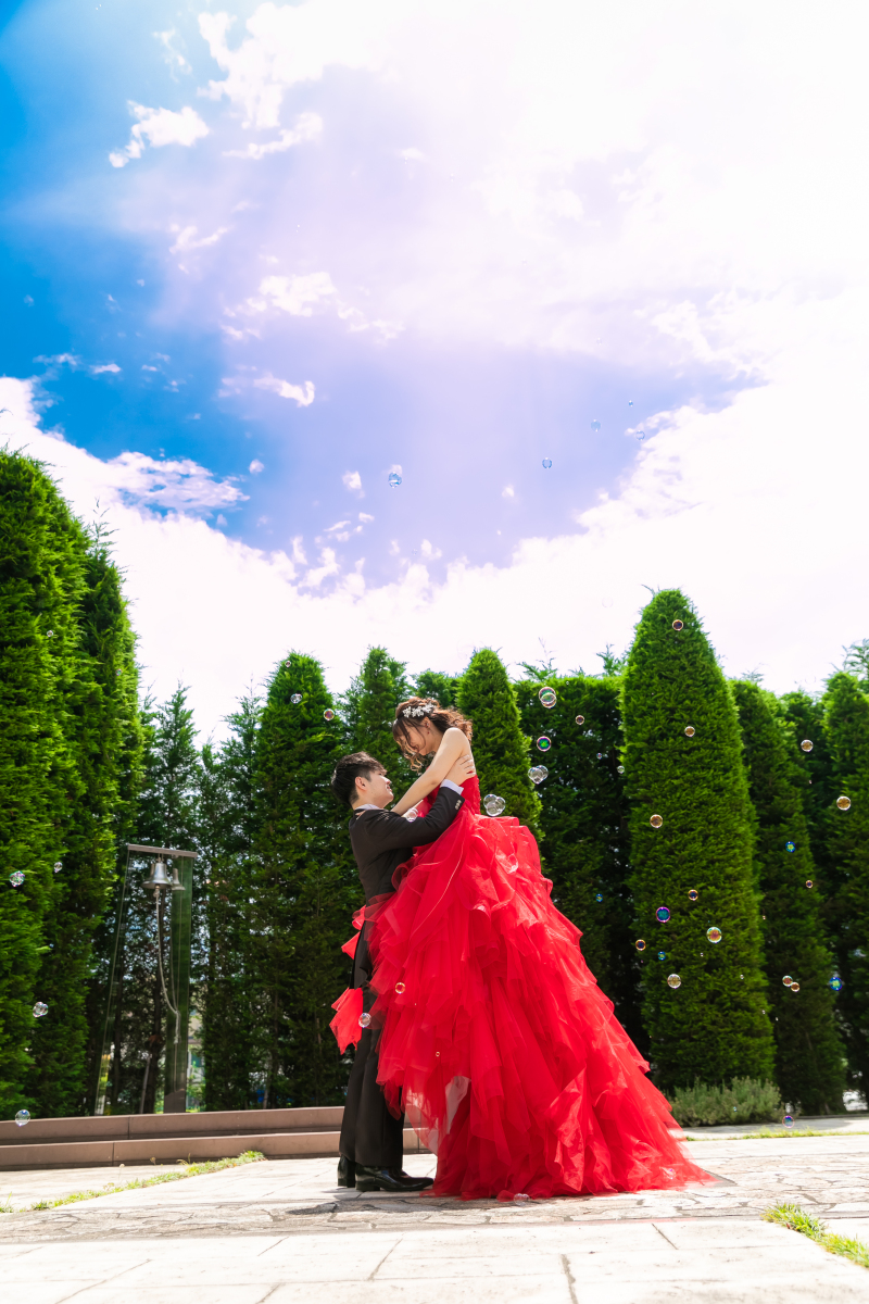 シャボン玉に包まれて