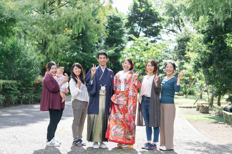 そろってピース