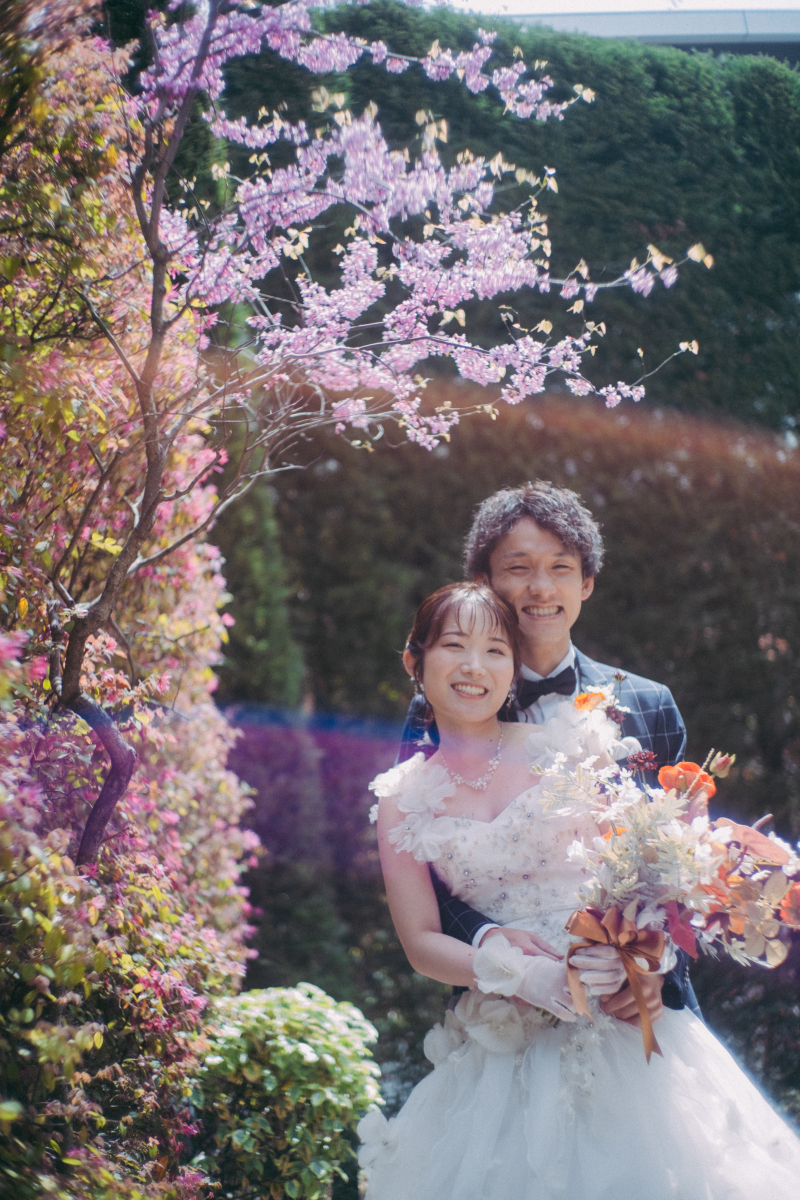 太陽も祝福するような幸せ感じる1枚もスタジオ内で