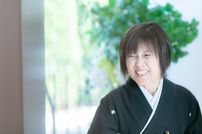 お母様の嬉しそうな表情も♪ご家族へのプレゼントに