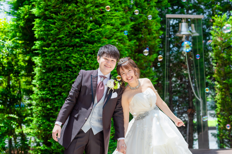 ガーデンでの撮影