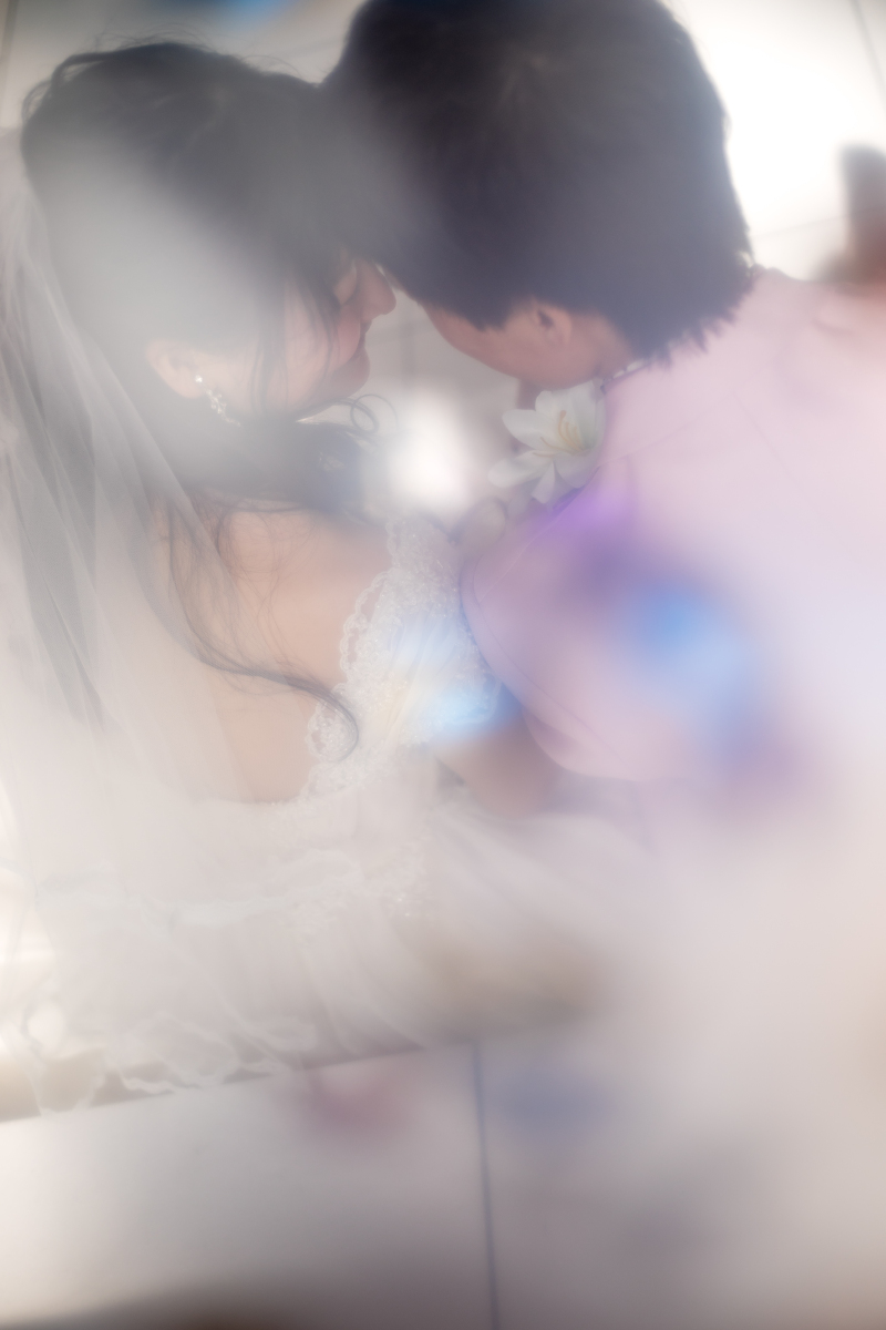 ロマンティックな1枚も光のチャペルならでは