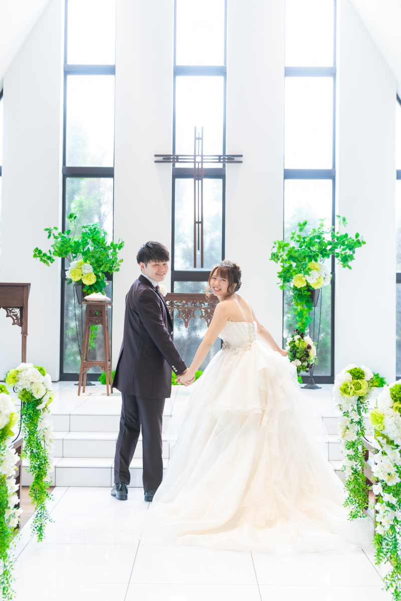 自然光溢れる独立型チャペル