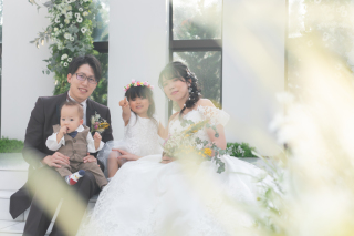 全員でおめかし♪家族みんなで愉しむウェディングフォト