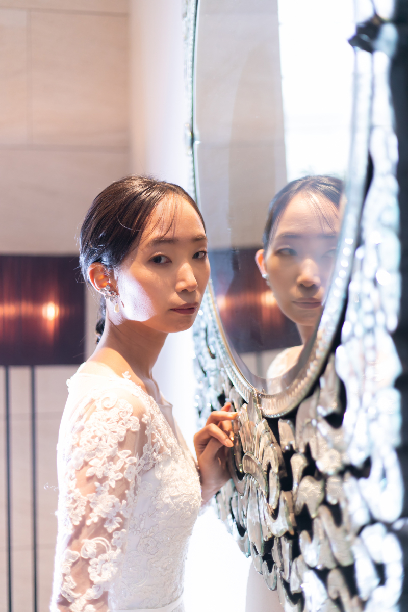 ファッション雑誌のカバーのような1枚も♪