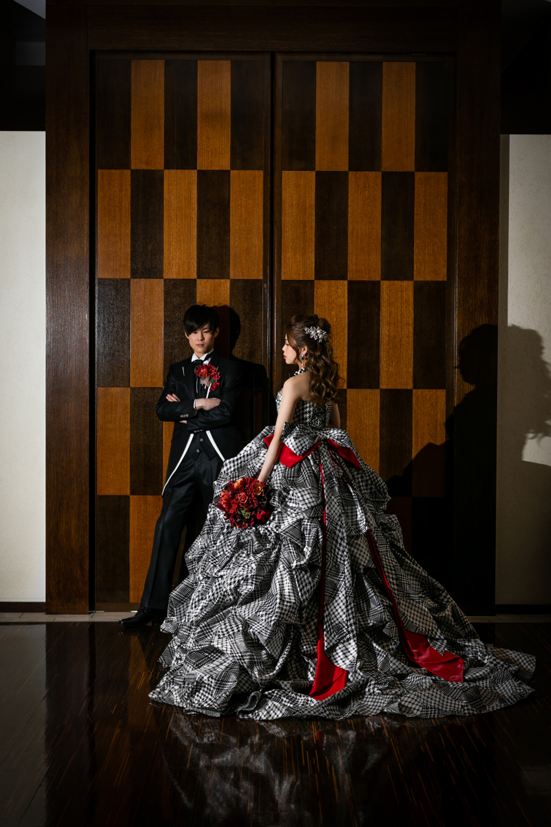 陽光を敢えて遮ってストロボの強い光を使ったフォト