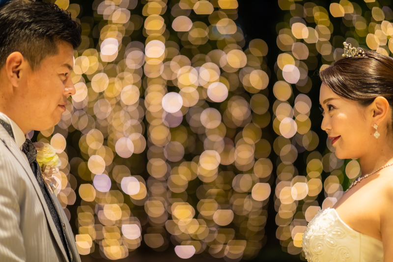 望遠レンズを用いたアートなナイトフォト