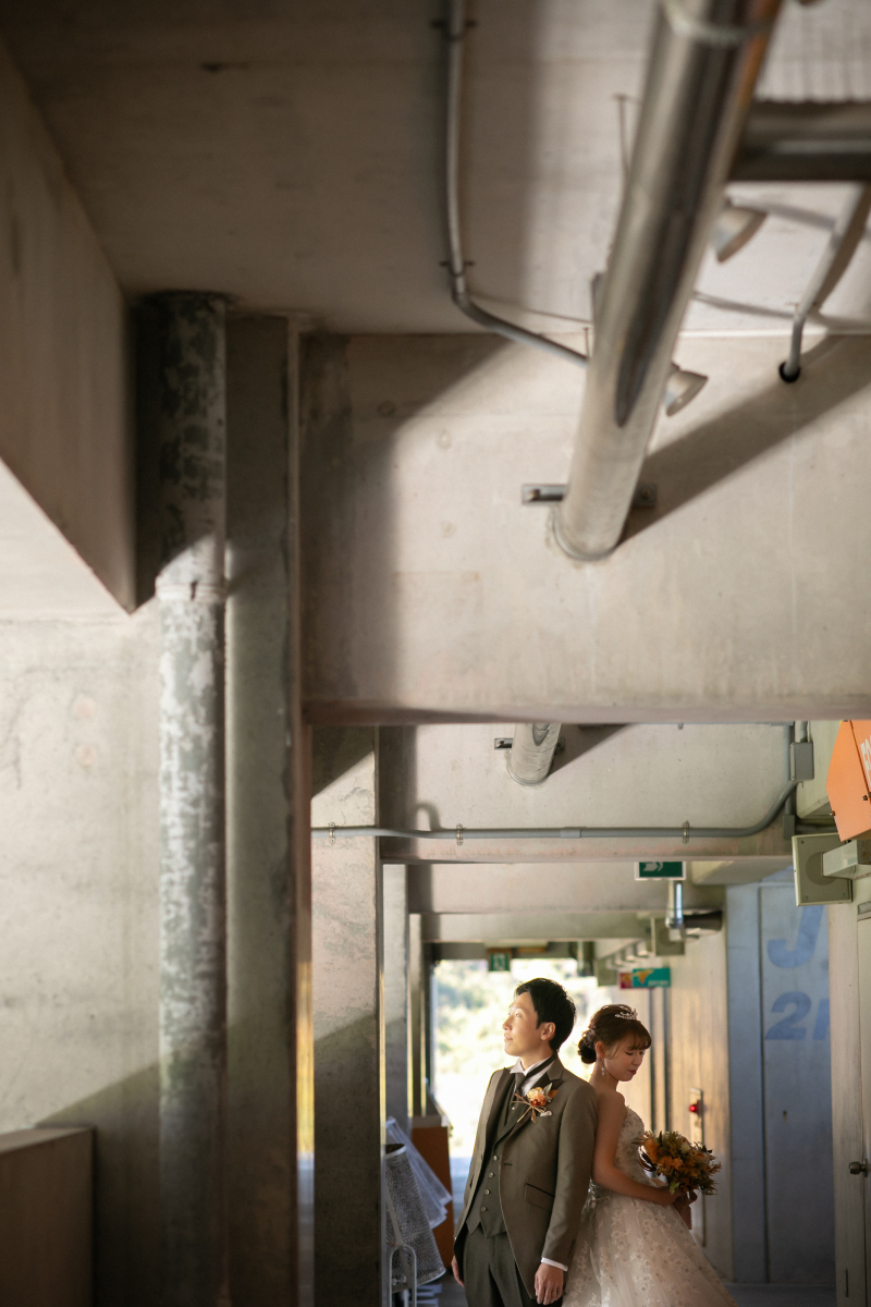 スタジアムの廊下でクールなショットも♪