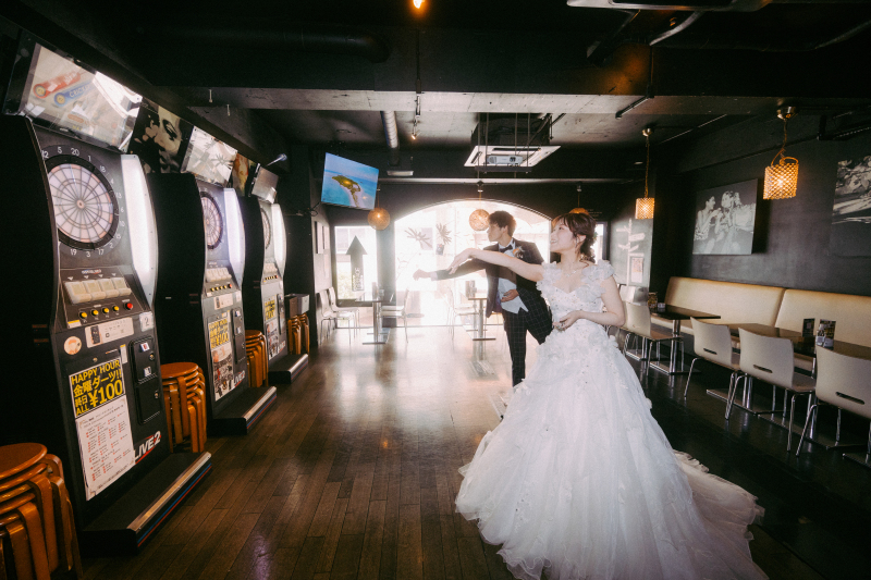 ロケーション撮影はデート気分で市街地へ繰り出して